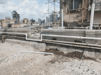 Terrace Plumbing Work — 01